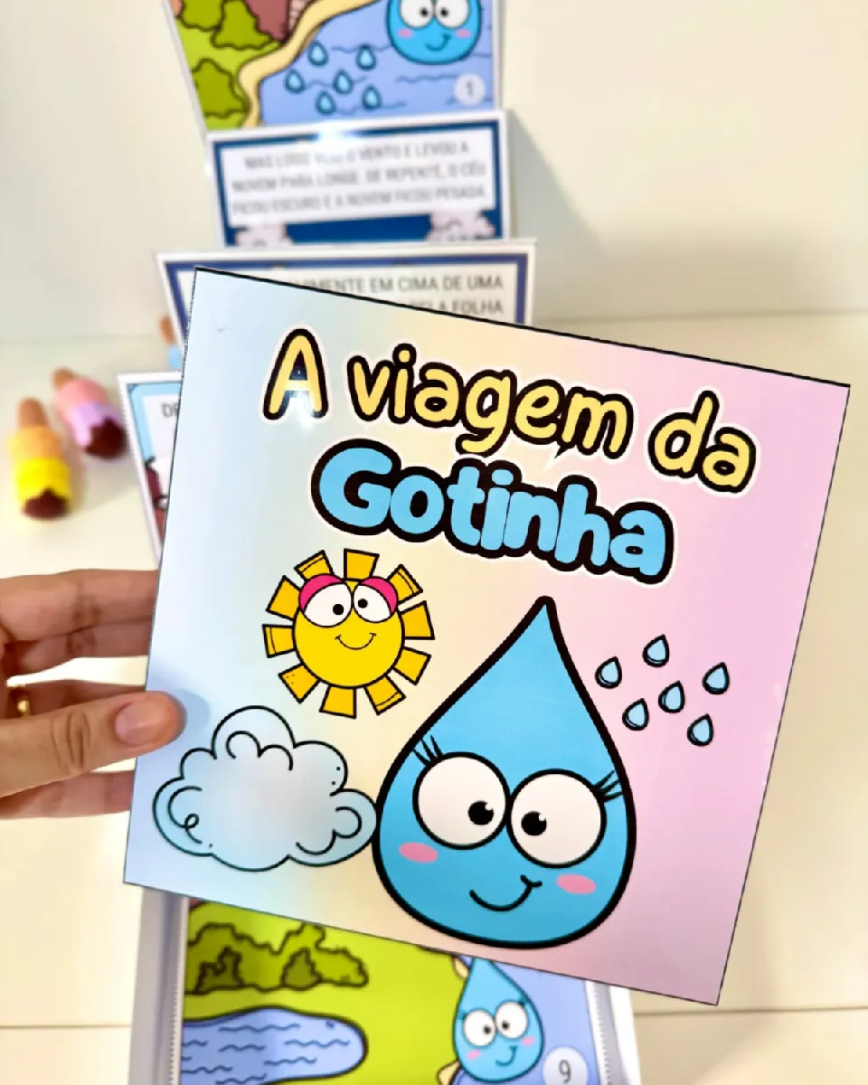 História na Caixa “A viagem da Gotinha” — História para Educação Infantil: História na Caixa “A viagem da Gotinha” para…