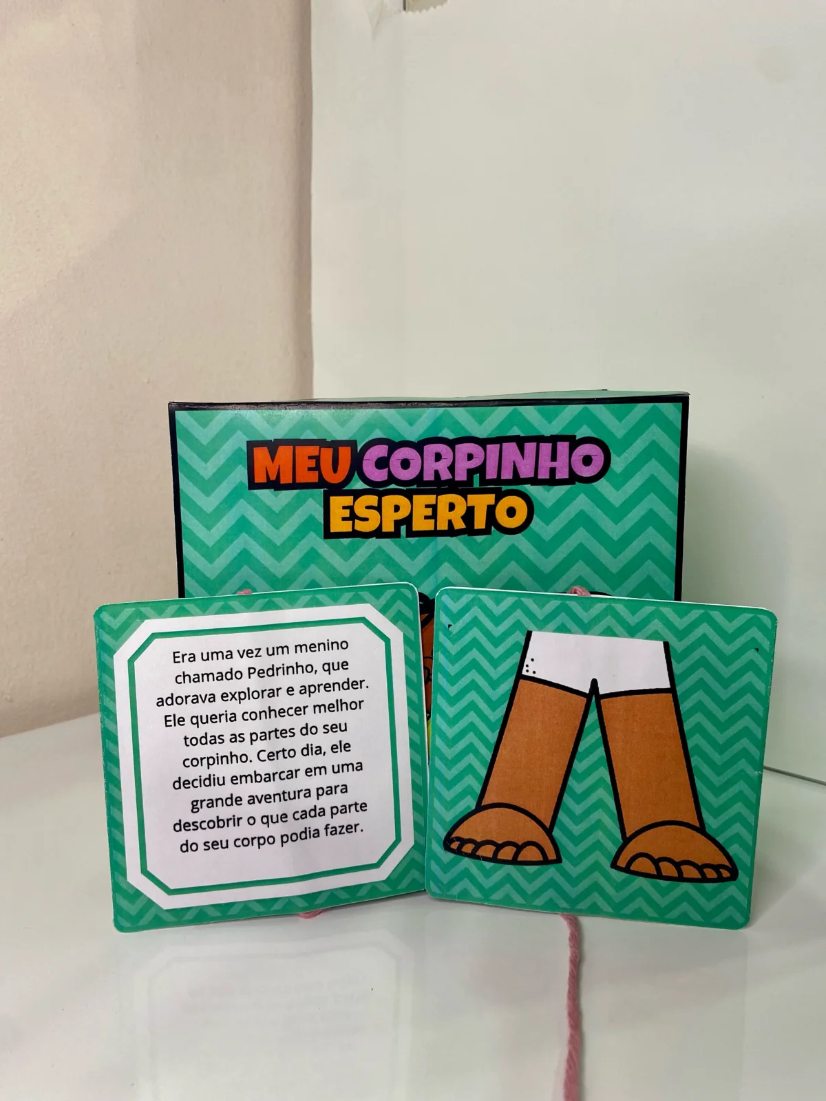 História na Caixa: Meu Corpinho Esperto Recurso Lúdico - CORPO HUMANO — amostra 3: O que contempla este recurso: