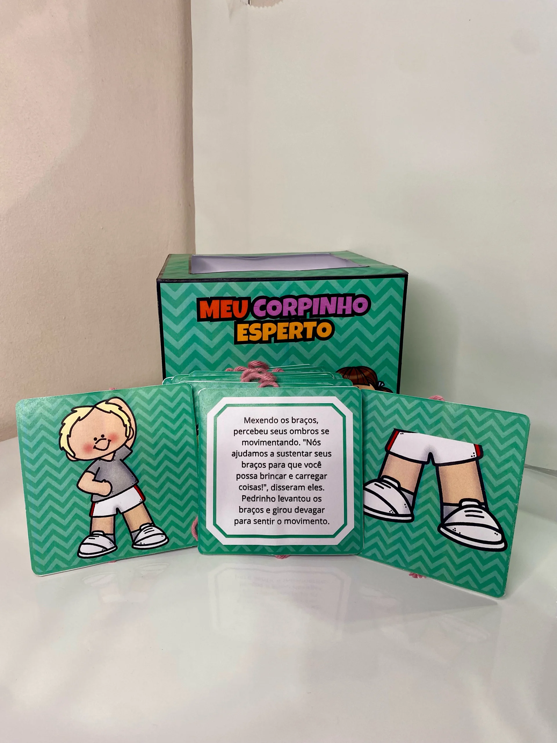 História na Caixa: Meu Corpinho Esperto Recurso Lúdico - CORPO HUMANO — capa do material