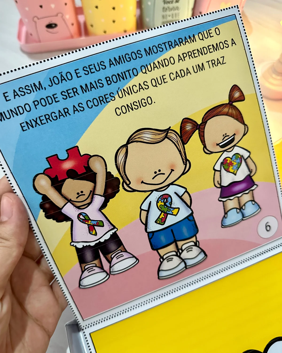 História na Caixa – O Mundo Colorido de João — amostra 4: Uma forma lúdica e encantadora de ensinar sobre respeito, empatia…
