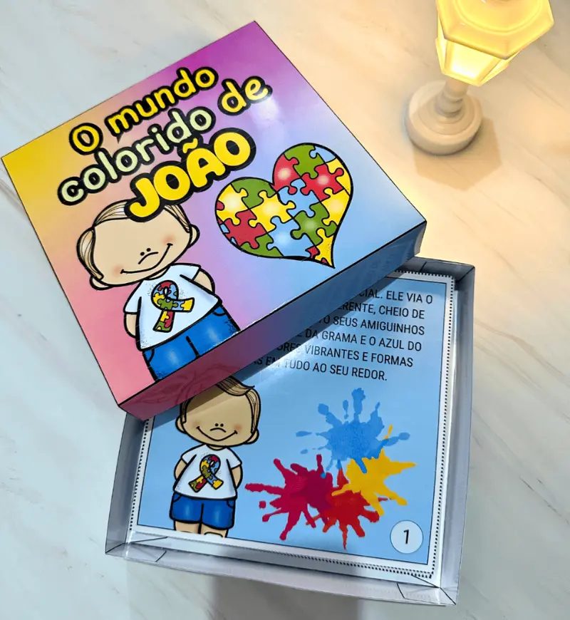História na Caixa: O Mundo Colorido de João sobre Autismo — amostra 4: Para quem é indicado
