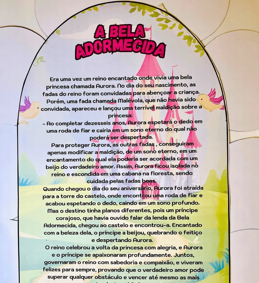 História na Luva: A Bela Adormecida em PDF para Imprimir — amostra 5: Explore A Bela Adormecida com uma história na luva em…