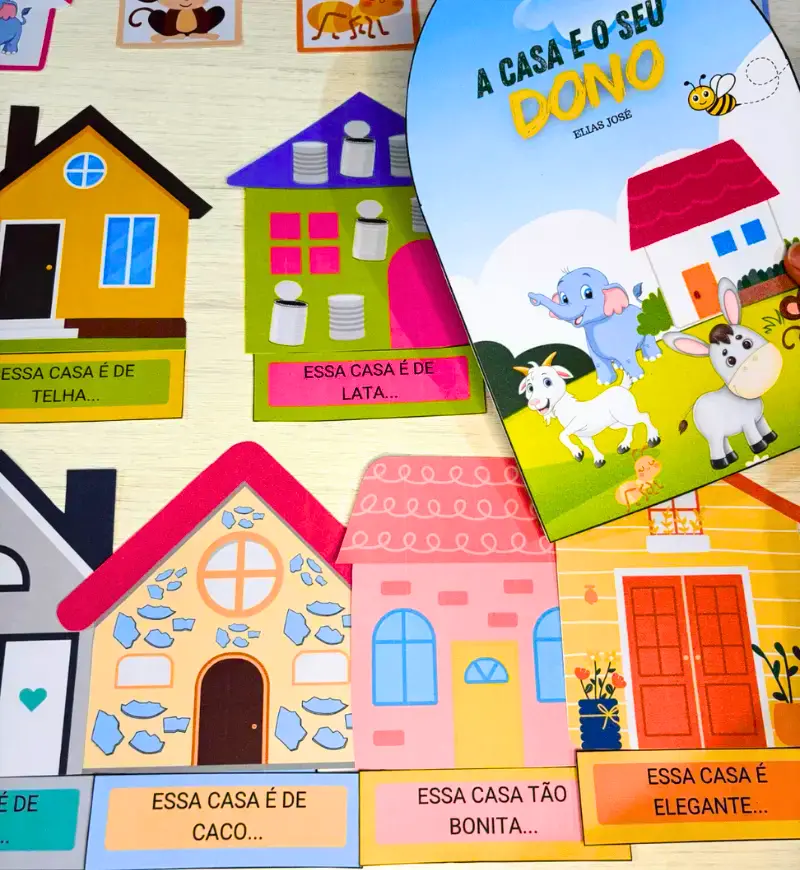 História na Luva - A Casa e o Seu Dono | PDF Pré Escola — Atividades para Educação Infantil: Recurso A Casa e o Seu Dono,…
