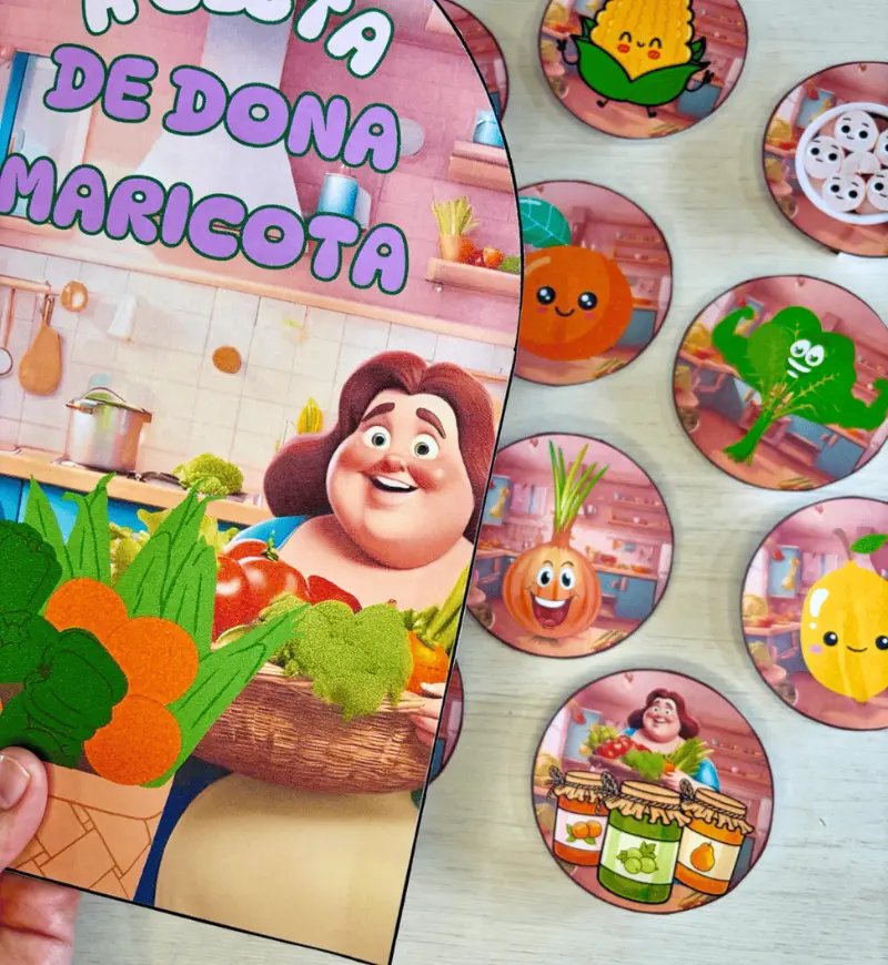 História na Luva: A Cesta de Dona Maricota em PDF — Português para Educação Infantil: Leve A Cesta de Dona Maricota à…