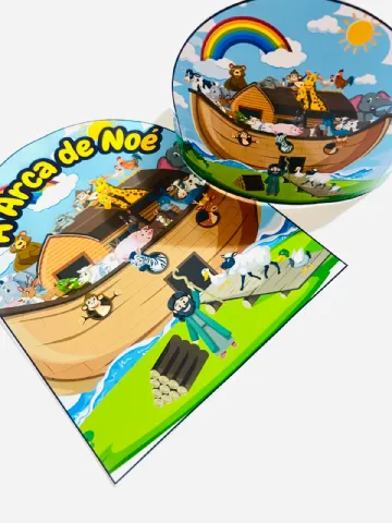 História na Luva - Arca de Noé - Recurso Pedagógico Ensino Religioso — capa do material