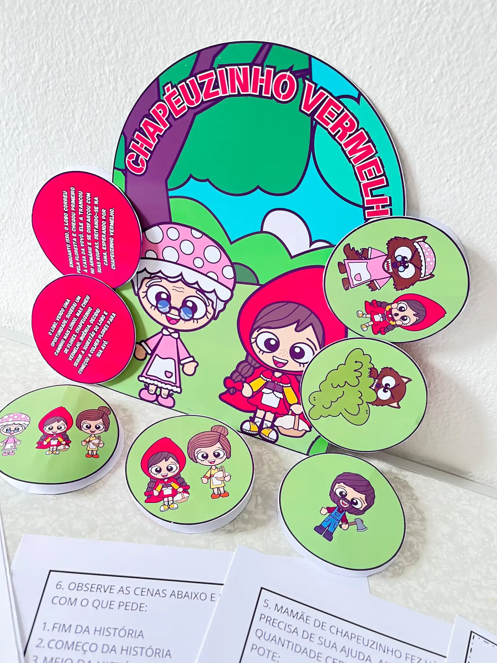 HISTÓRIA NA LUVA -- CHAPEUZINHO VERMELHO — História para Educação Infantil: Transforme a contação de histórias em um…