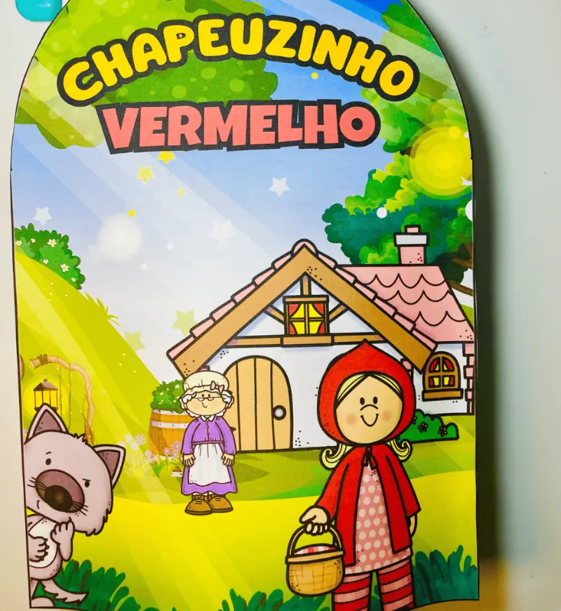 História na Luva Chapeuzinho Vermelho: PDF para Contação — amostra 5: Explore o conto Chapeuzinho Vermelho com uma história…
