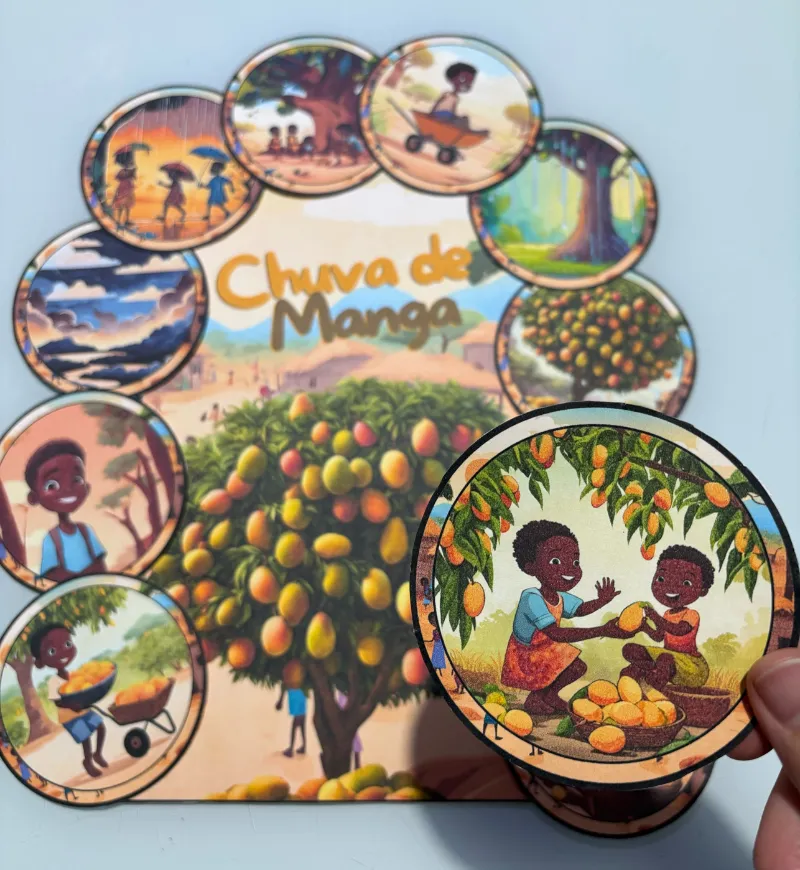 História na Luva Chuva de Manga para Educação Infantil — amostra 1: História na Luva Chuva de Manga