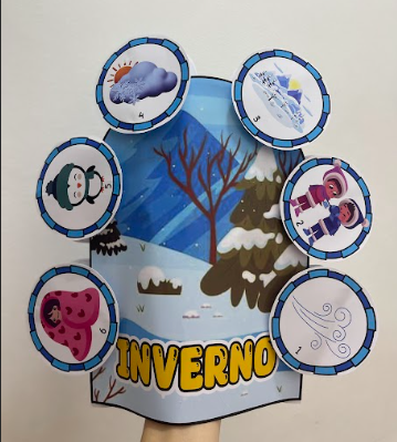 História na luva / luva pedagógica: a história do inverno – PDF para Imprimir — capa do material