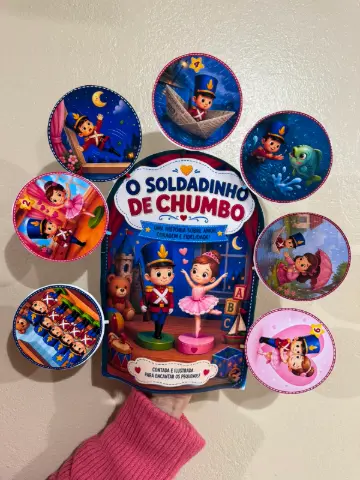 História na Luva O Soldadinho de Chumbo em PDF | História — capa do material