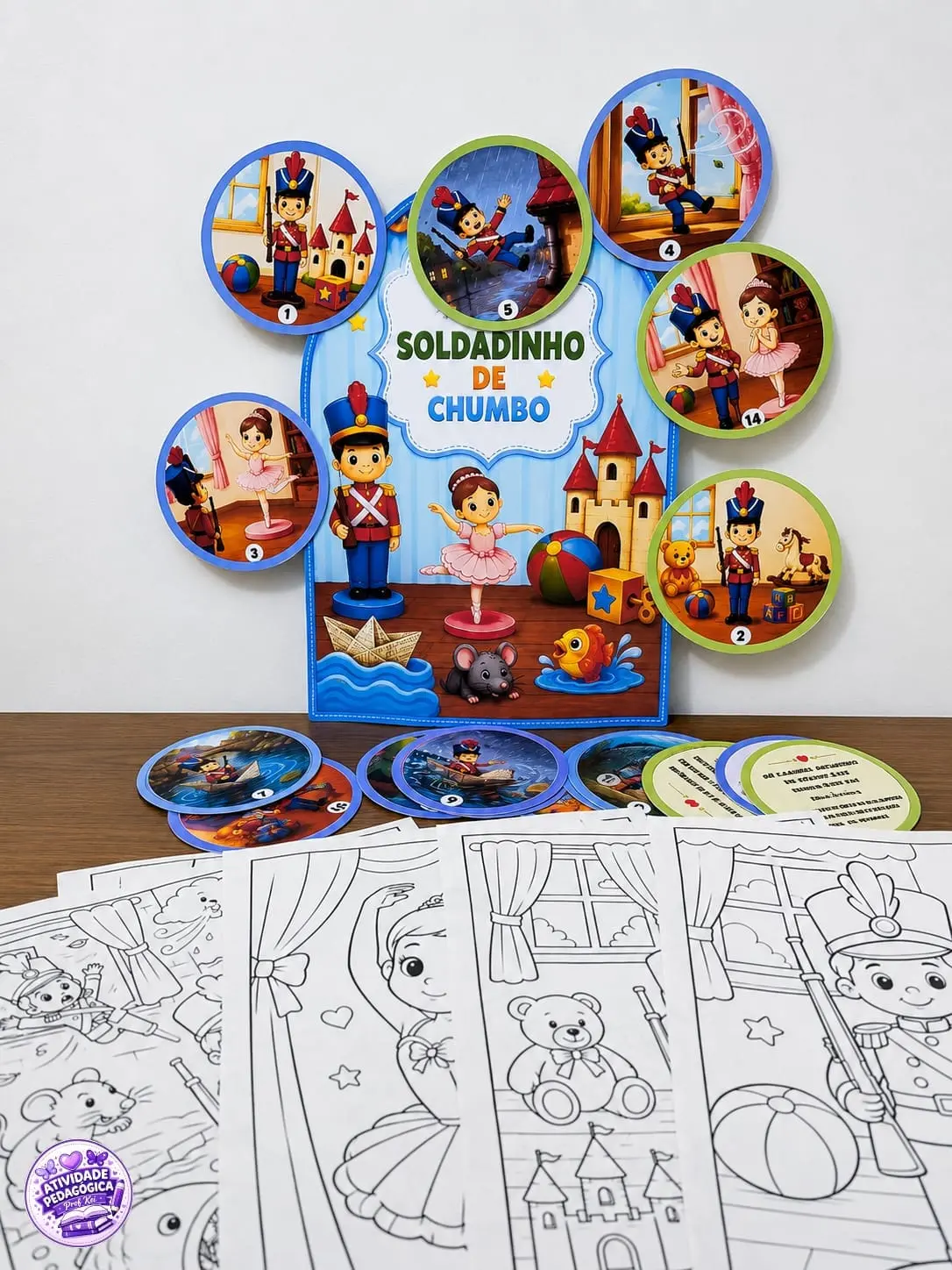 HISTÓRIA NA LUVA — O SOLDADINHO DE CHUMBO — capa do material