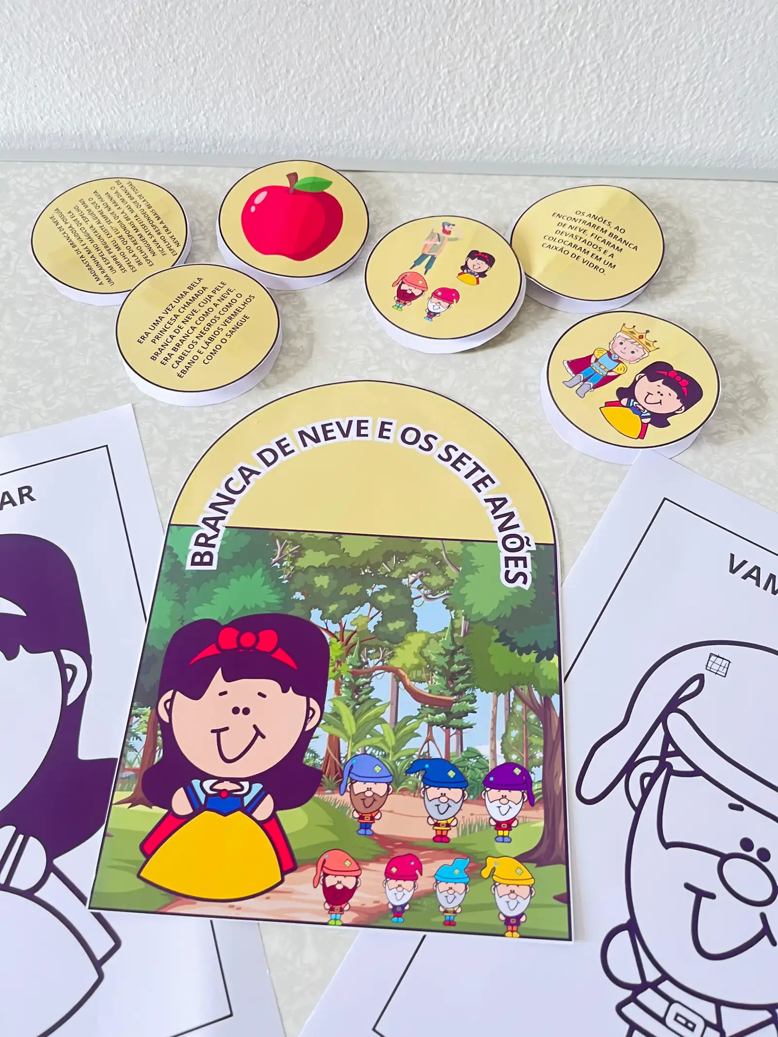 HISTÓRIA NA LUVA PEDAGÓGICA – BRANCA DE NEVE — Alfabetização para Educação Infantil: Transforme a hora da história em um…