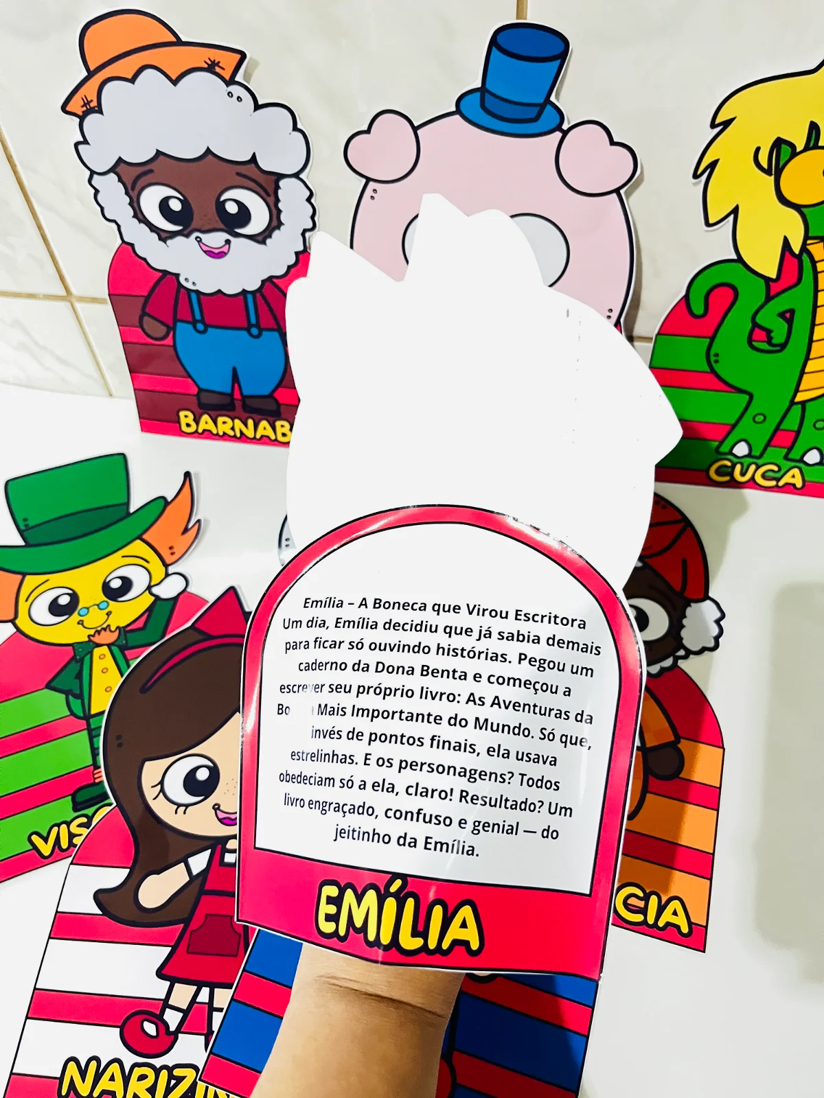 História na Luva - Sítio do Picapau Amarelo — amostra 6: Apresente os personagens mais amados da literatura infantil de…