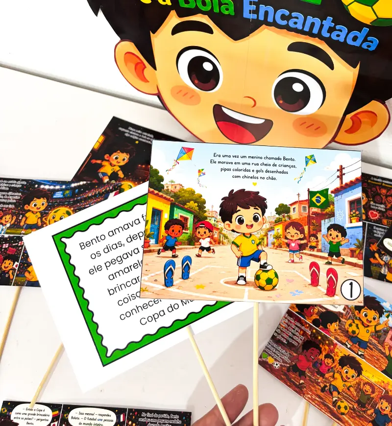 História na Sacola: O Sonho de Bento e a Bola Encantada — amostra 4: Para quem é indicado