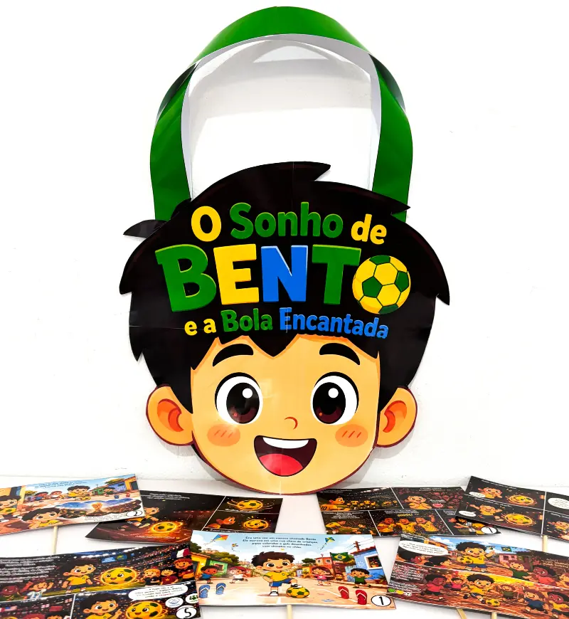 História na Sacola: O Sonho de Bento e a Bola Encantada — História para Educação Infantil: Leve o universo do futebol para…