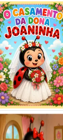 História: o casamento da dona joaninha — amostra 1: Ilustraçoes da história: o casamento da dona joaninha