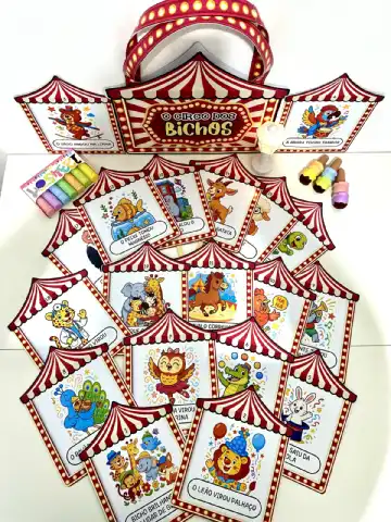 História Rimada na Sacola – O Circo dos Bichos — amostra 4: História Rimada na Sacola O Circo dos Bichos Conteúdo do…