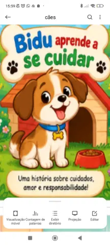 História sobre um cãozinho, jogo da memória e quebra cabeça — amostra 2: História sobre afeto com seu animal