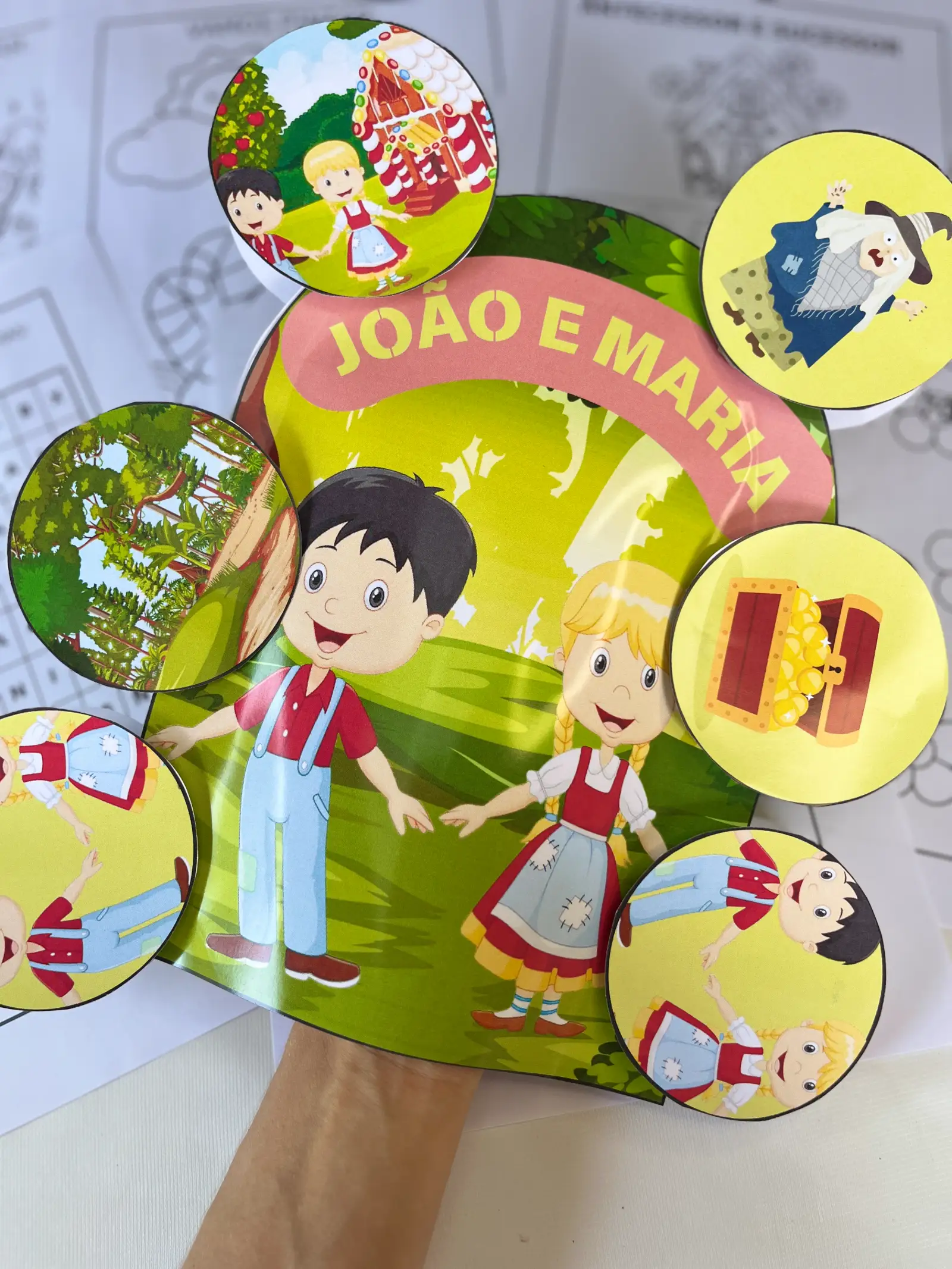 História Teatral na Luva – João e Maria | Ed Infantil – Linguagem — amostra 4: História Teatral na Luva – João e Maria para…