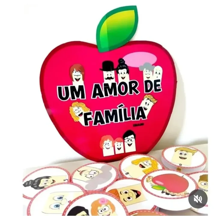 História Um Amor de Família — amostra 1: Perfeita para trabalhar de forma lúdica na educação infantil 💛
