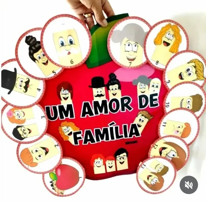 História Um Amor de Família — amostra 2: Perfeita para trabalhar de forma lúdica na educação infantil 💛