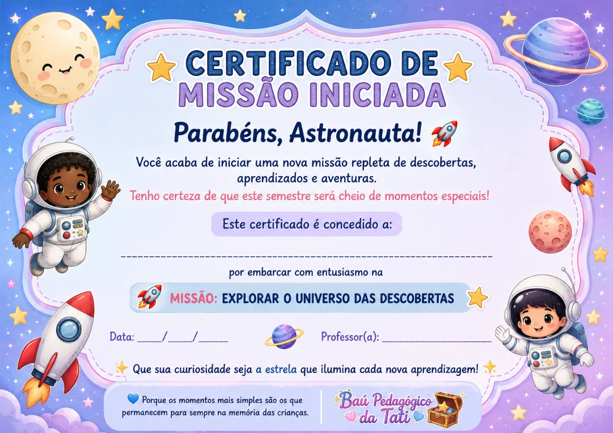 🚀 História Volta às Aulas Educação Infantil | A Missão da Pequena Estrelinha + Cenário Interativo + Lápis Mágico +Bônus —…