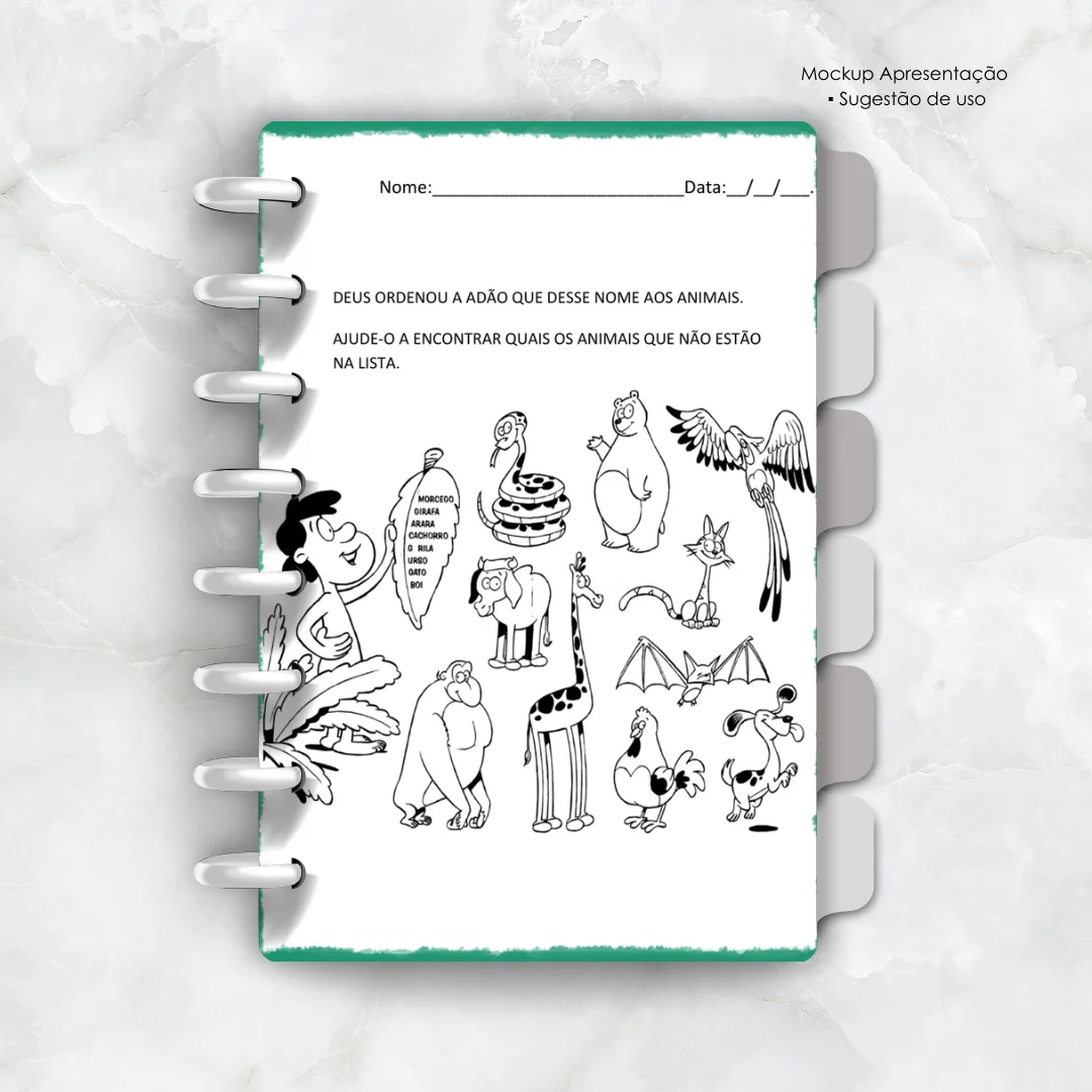 Histórias Bíblicas - Luz e Sabedoria Infantil — amostra 3: Histórias bíblicas Material com 68 páginas Histórias bíblicas…
