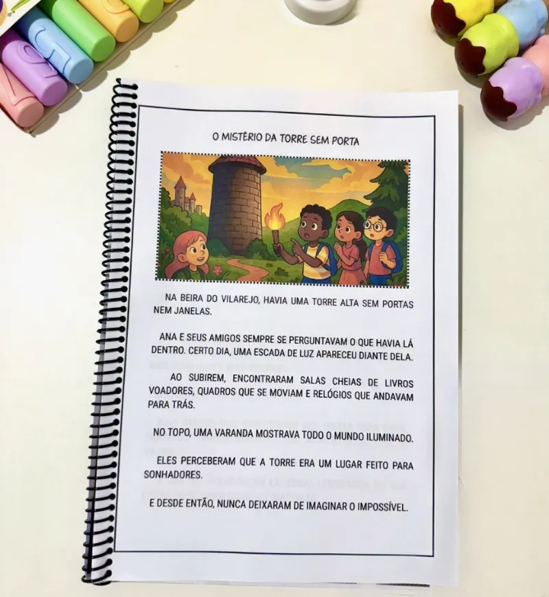 Histórias para alfabetização: As 90 Aventuras Secretas — amostra 1: Histórias para alfabetização com ilustrações
