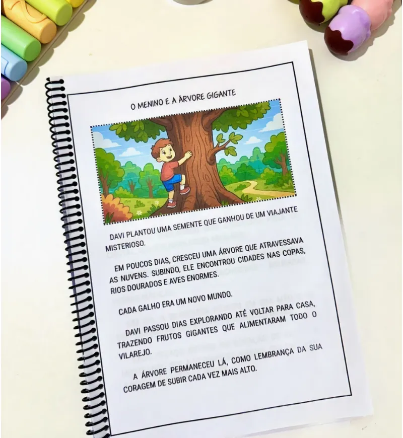 Histórias para alfabetização: As 90 Aventuras Secretas — amostra 2: O que vem no material