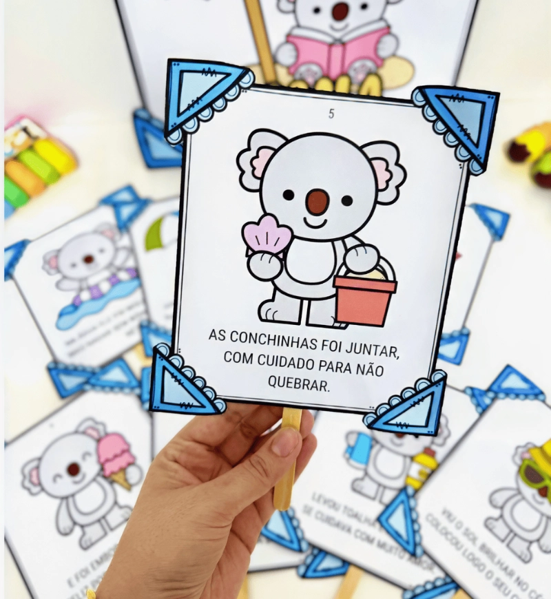 Histórias Rimadas na Sacola: Kit em PDF para Contação — amostra 3: Como usar na sala de aula