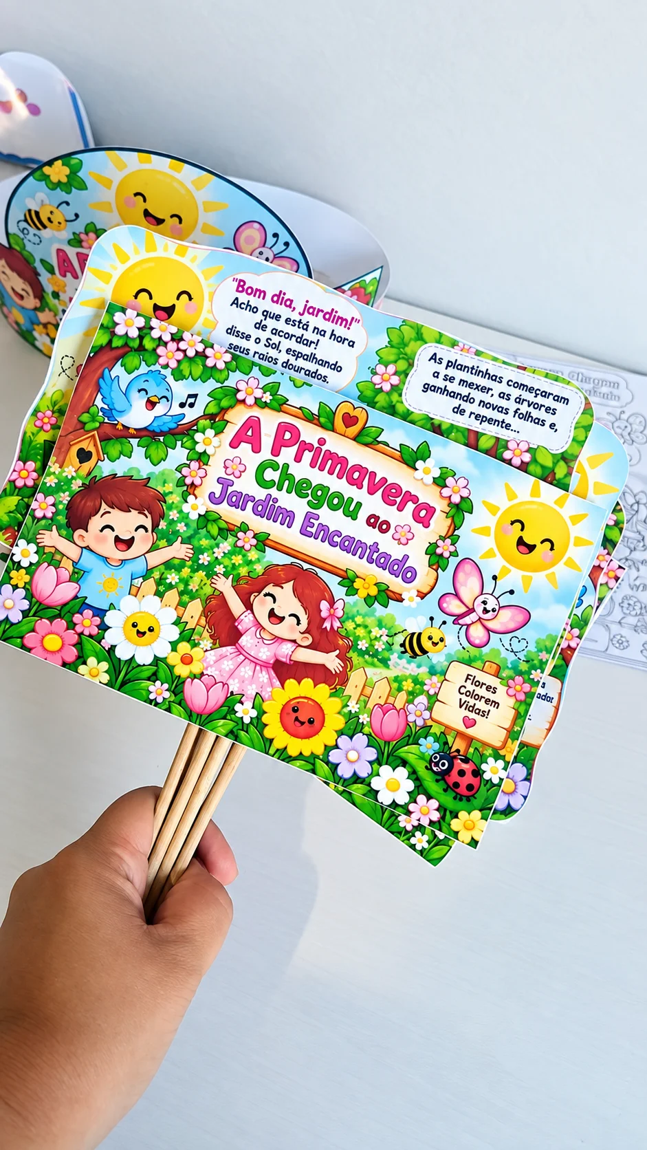 Historinha Da Primavera – O Jardim Encantado — amostra 2: A proposta é perfeita para momentos de contação de histórias,…