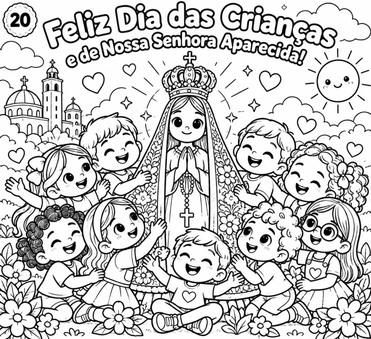 HISTORINHA INFANTIL: NOSSA SENHORA APARECIDA — A PADROEIRA DO BRASIL E O DIA DAS CRIANÇAS — amostra 1: 📖 HISTORINHA…