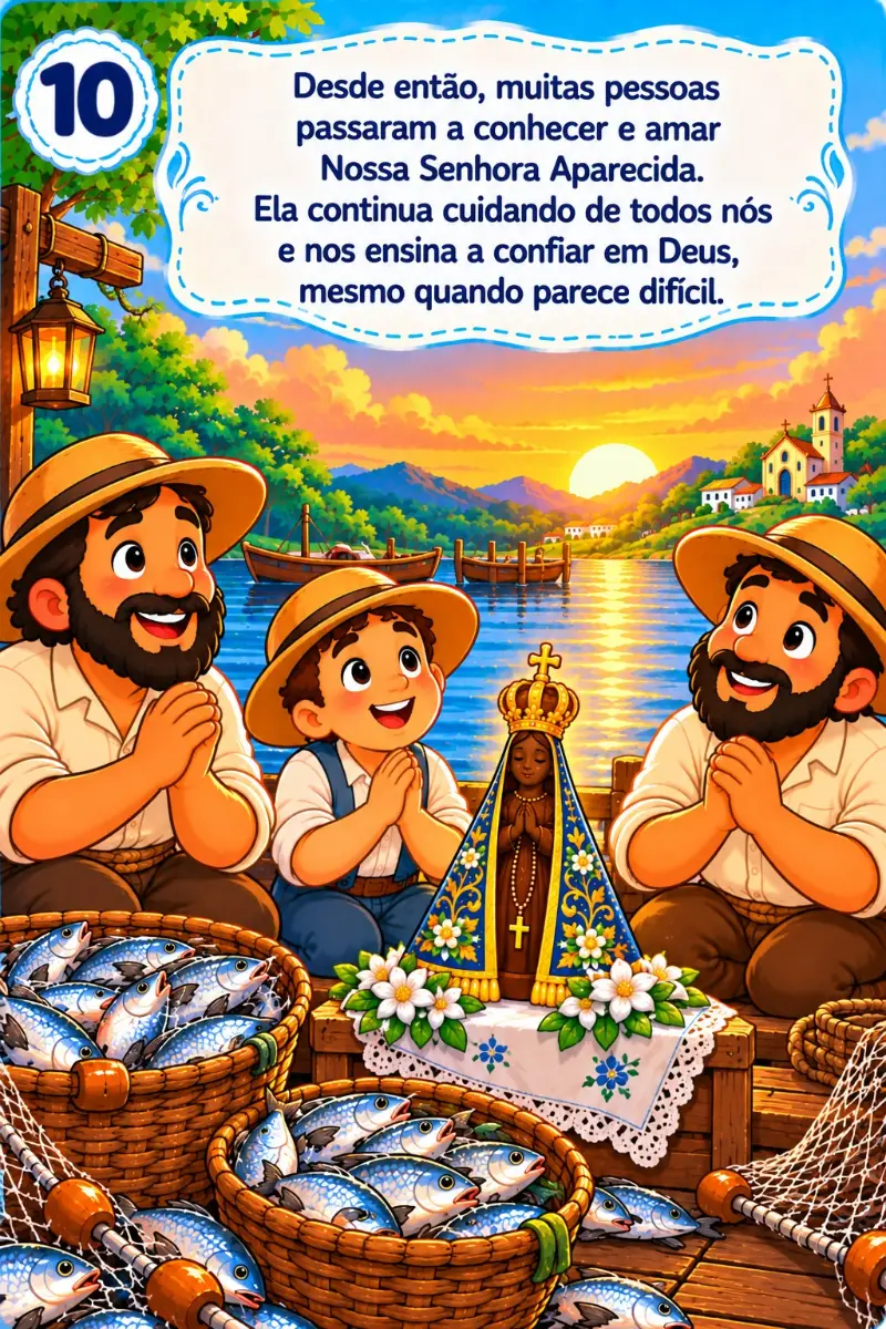 HISTORINHA INFANTIL: NOSSA SENHORA APARECIDA — A PADROEIRA DO BRASIL E O DIA DAS CRIANÇAS — amostra 5: 📖 HISTORINHA…