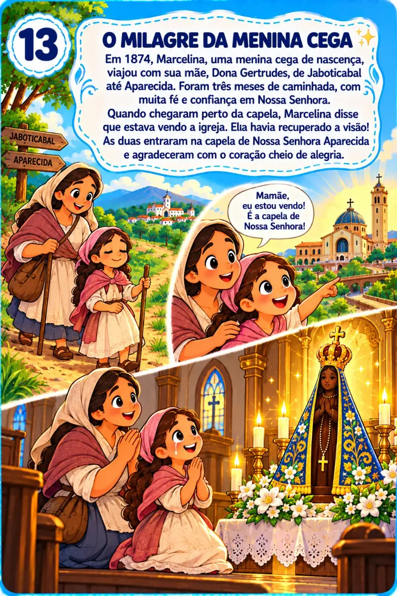 HISTORINHA INFANTIL: NOSSA SENHORA APARECIDA — A PADROEIRA DO BRASIL E O DIA DAS CRIANÇAS — amostra 6: 📖 HISTORINHA…