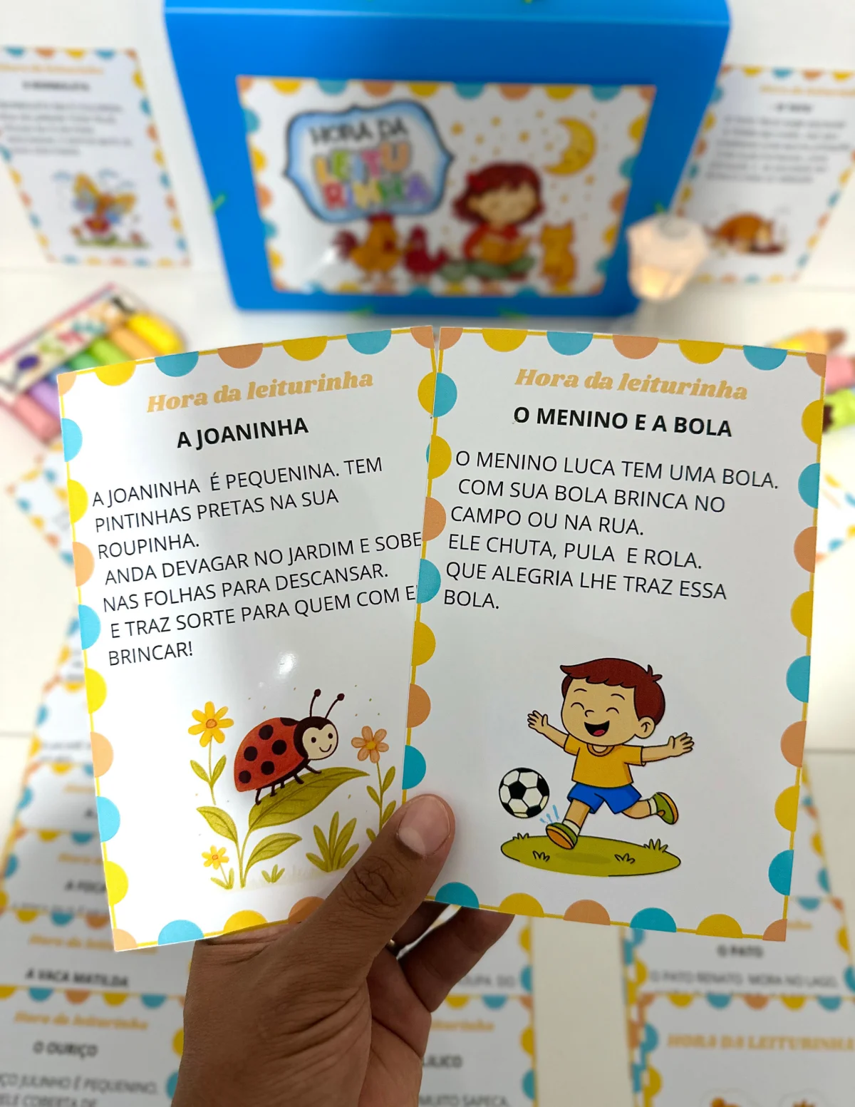 Hora da Leiturinha - 50 Textos para Alfabetização! — capa do material