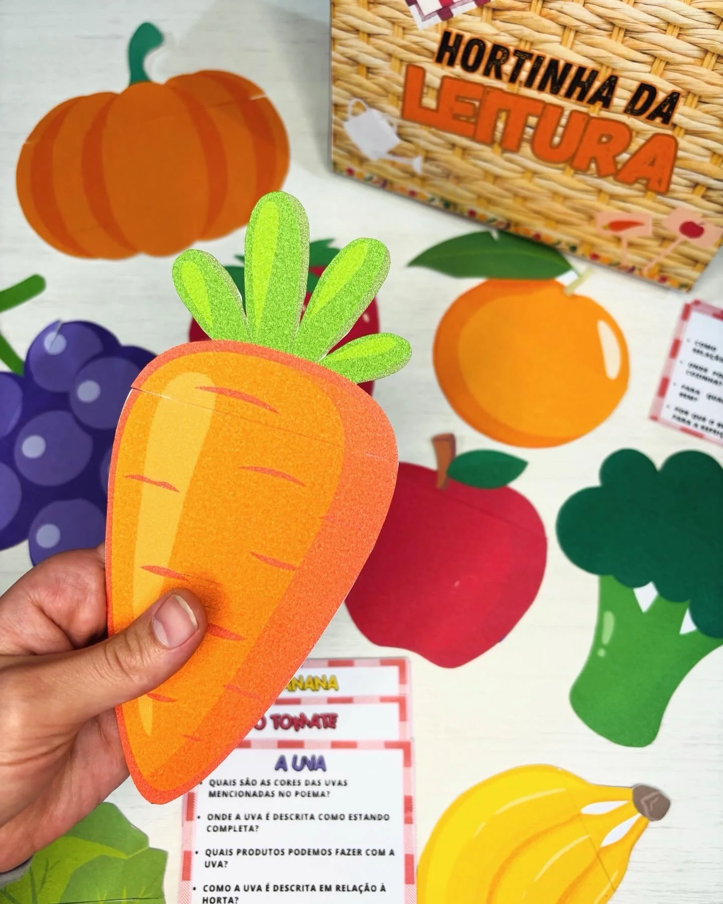 Hortinha da Leitura — Frutas, Verduras e Alfabetização — amostra 1: Um recurso divertido para aproximar as crianças da…
