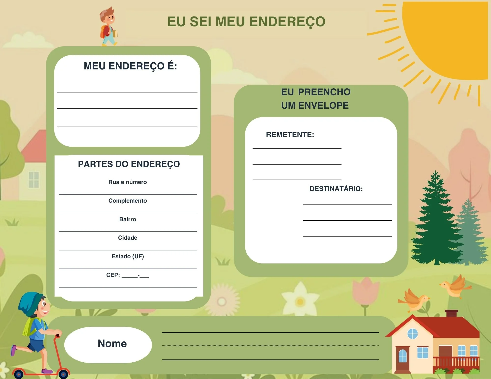 Identidade e autonomia infantil : Meu Telefone e Endereço — amostra 1: 1. Roda de conversa