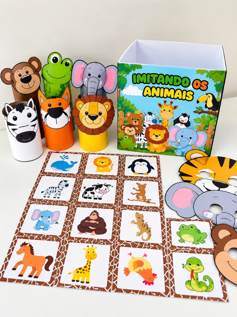 Imitando os Animais – Dinâmica Lúdica para Educação Infantil — amostra 3: 🌟 HABILIDADES DESENVOLVIDAS