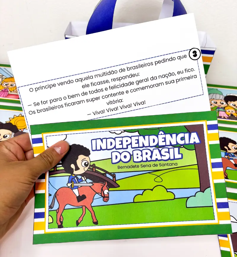 Independência do Brasil: Sacola de História em PDF — amostra 1: Independência do Brasil em uma história para crianças