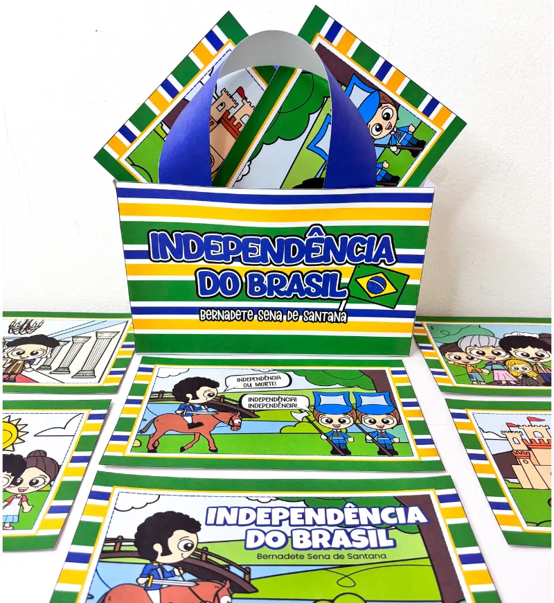 Independência do Brasil: Sacola de História em PDF — amostra 5: Apresente a Independência do Brasil com fichas ilustradas e…