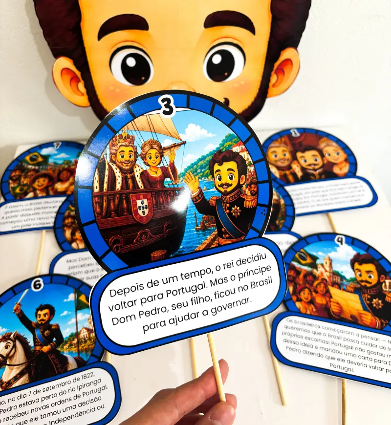 Independência do Brasil: Sacola Literária com Cards Ilustrados — amostra 4: Para quem é indicado