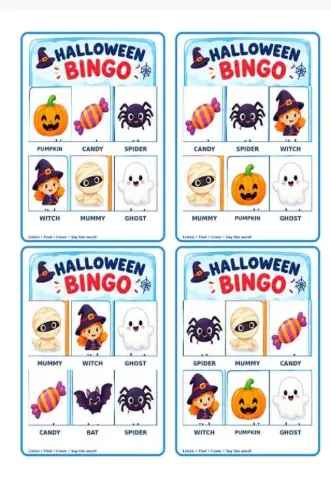 Inglês: Halloween para Educação Infantil — amostra 5: 2 Roteiros de aula de inglês sobre Halloween com criação artística… Inglês: Halloween para Educação Infantil — amostra 5: 2 Roteiros de aula de inglês sobre Halloween com criação artística…