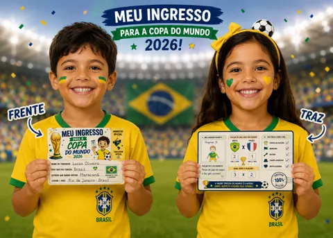 Ingresso copa do mundo — capa do material