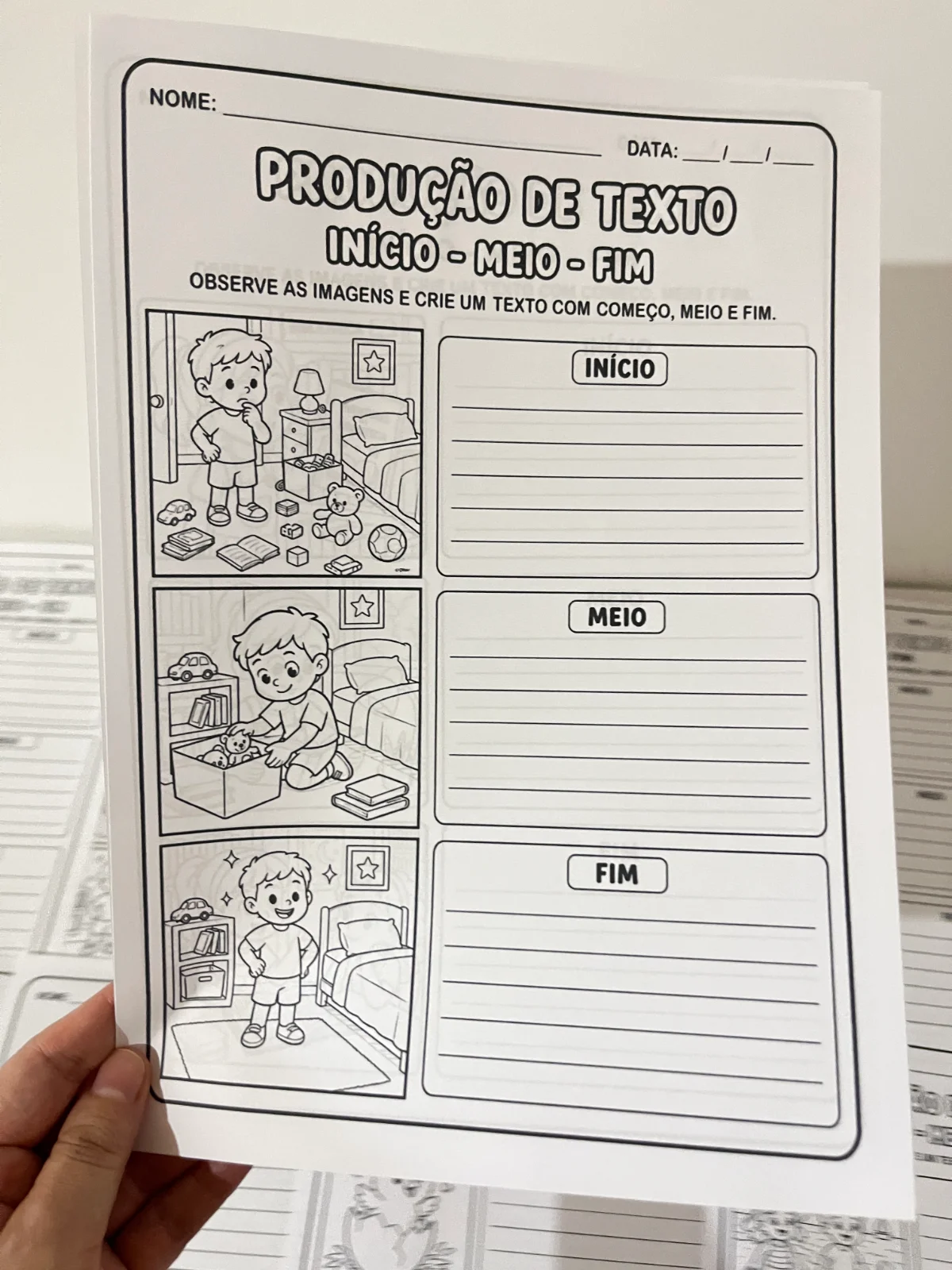 Início - meio e fim: Produção de Textos – Material Pedagógico — amostra 2: O recurso pedagógico Produção Textual – Início,…
