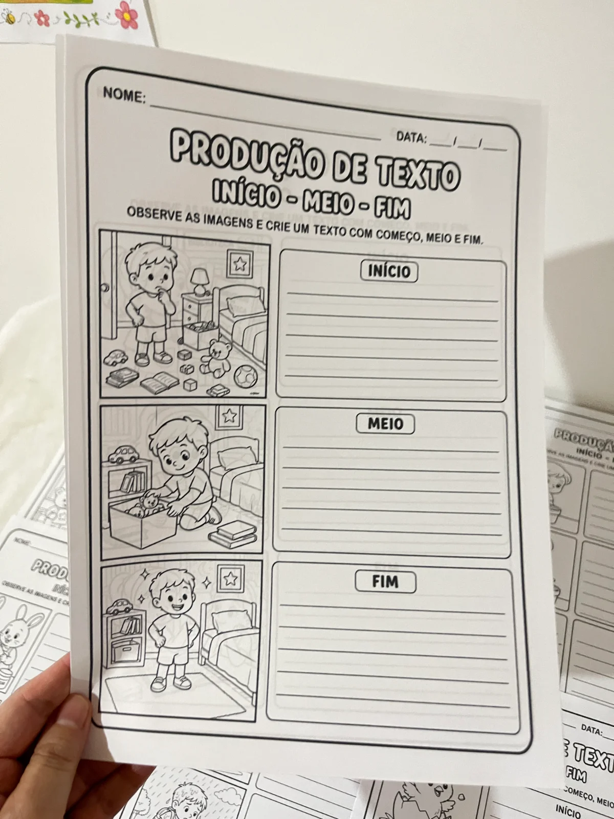 Início - meio e fim: Produção de Textos – Material Pedagógico — amostra 3: O recurso pedagógico Produção Textual – Início,…