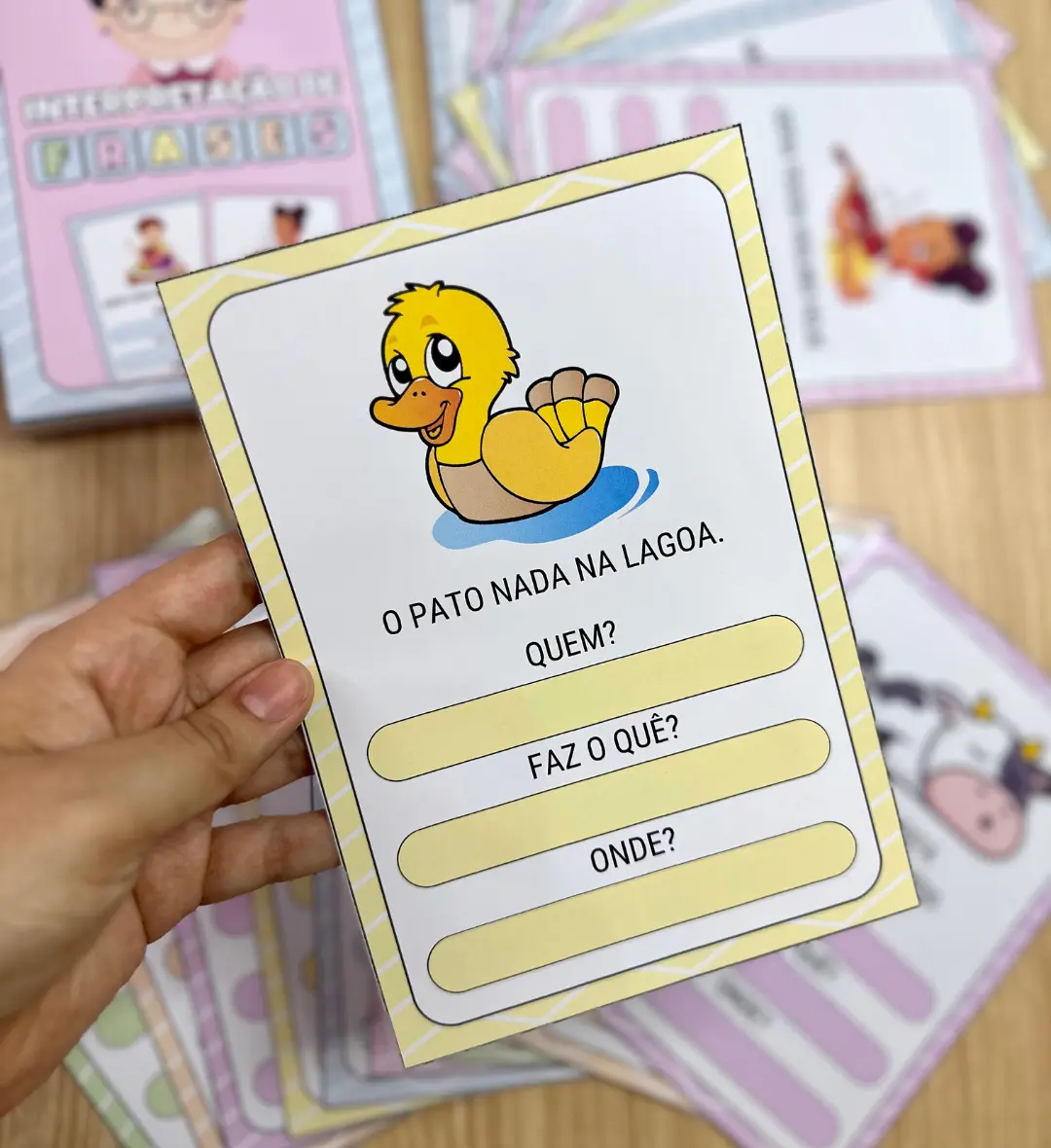 Interpretação de Frases: PDF para Crianças em Alfabetização — amostra 2: O que vem no material