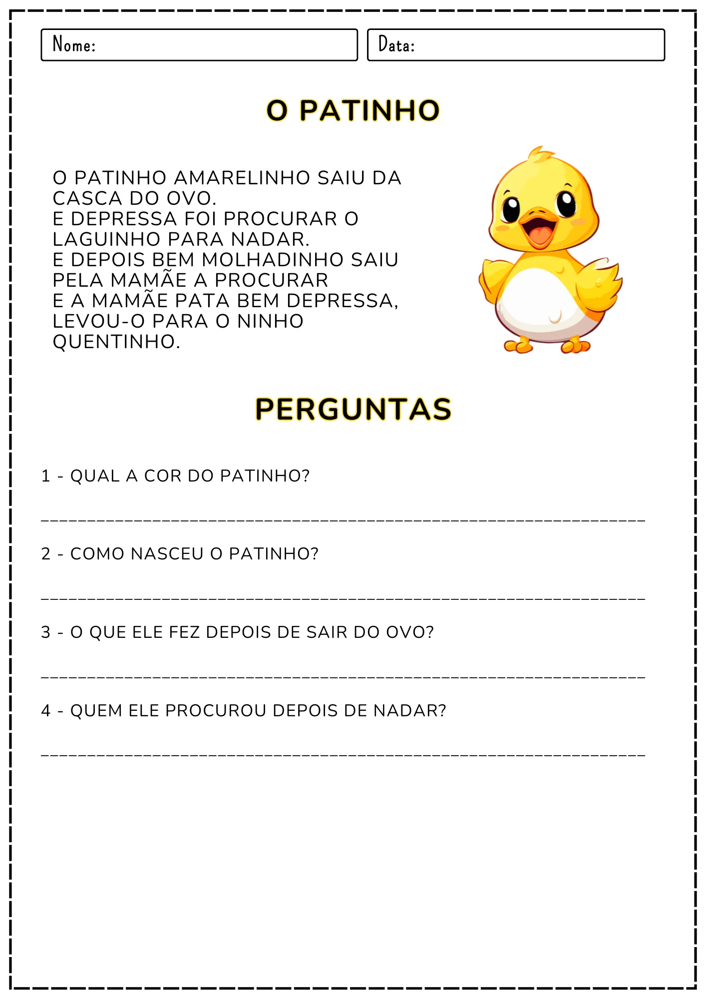 Interpretação de Textinhos – 37 Atividades de Leitura — amostra 2: Material de leitura e interpretação de textos , com…