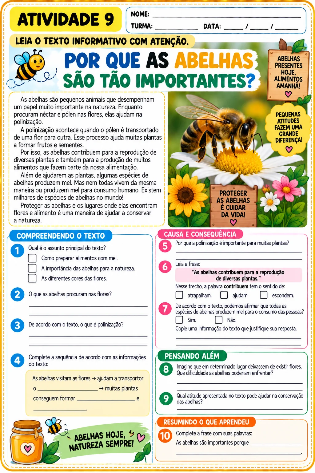 Interpretação de texto 3⁰ ano - 12 atividades gêneros textuais.idades — amostra 1: ATIVIDADES DE INTERPRETAÇÃO DE TEXTO –…