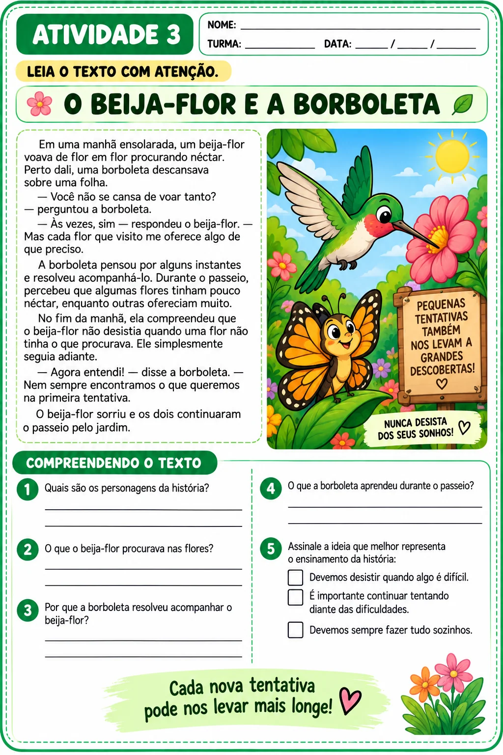 Interpretação de texto 3⁰ ano - 12 atividades gêneros textuais.idades — amostra 7: Material com 12 atividades de…