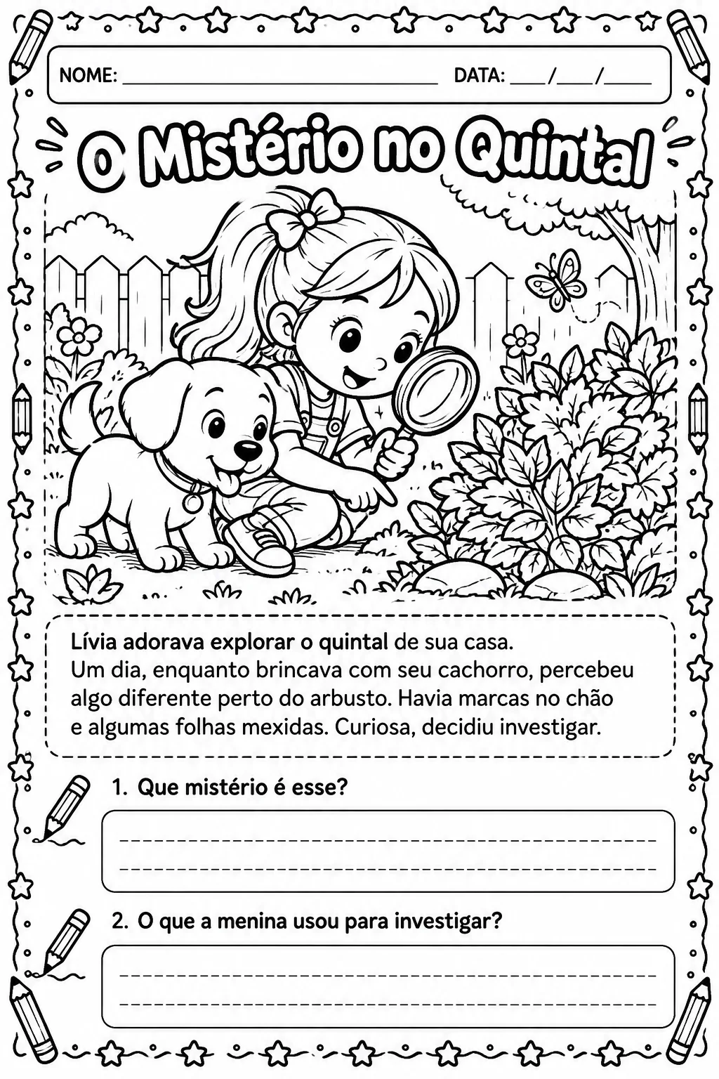 Interpretação de Texto 3º Ano – Atividades com Gabarito — amostra 1: Apostila de Interpretação de Texto – 3º Ano